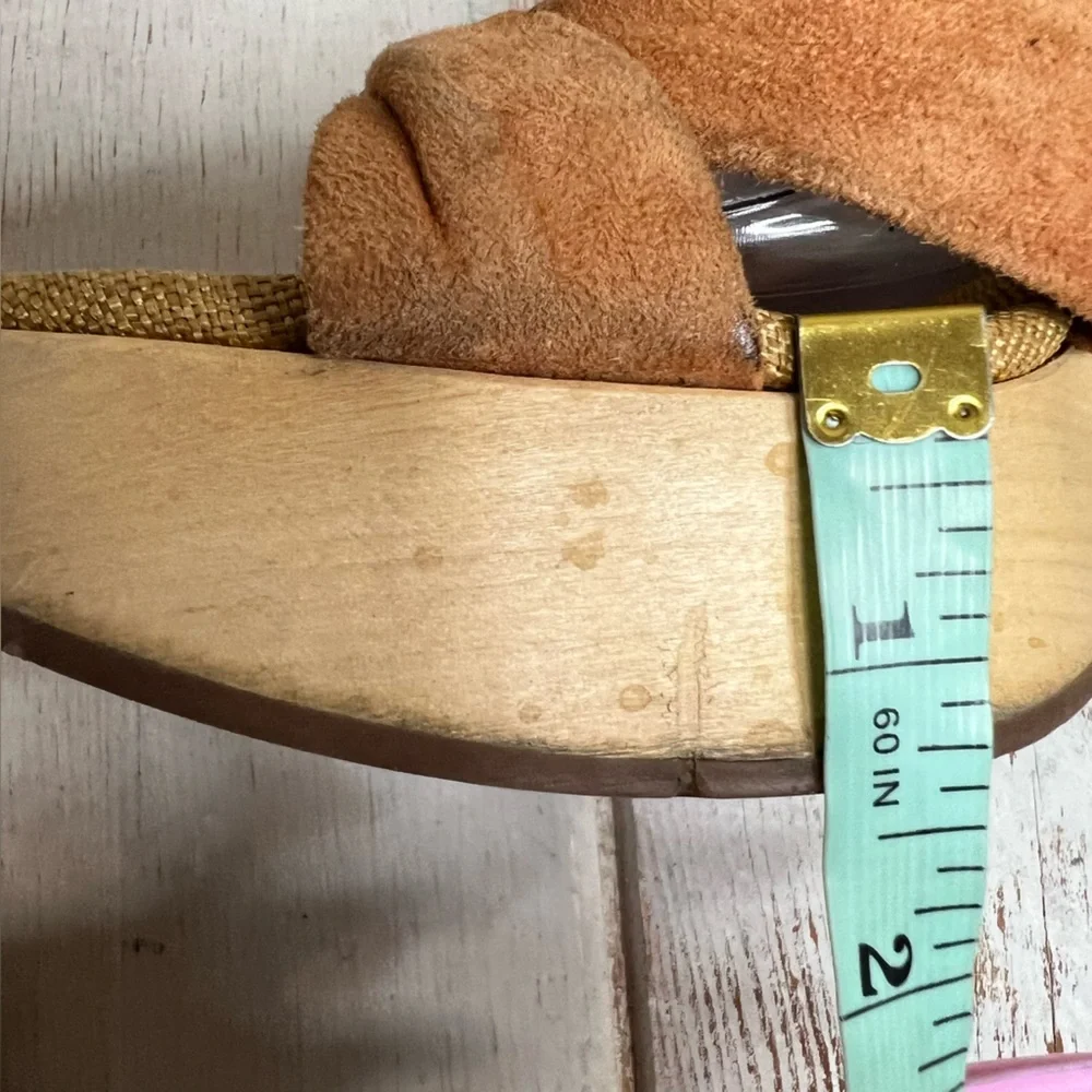 Miss Albright Wood Platform Sandals